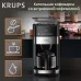 Кофеварка капельная Krups Grind Aroma KM832810 1000Вт черный/серебристый