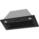 Вытяжка встраиваемая Weissgauff Leaf 600 PB Full Black Enamel черный управление: кнопочное (1 мотор)