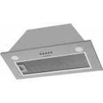 Вытяжка встраиваемая Weissgauff Root 600 PB Inox нержавеющая сталь управление: кнопочное (1 мотор)