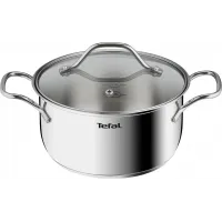 Кастрюля Tefal Intuition B8644474 2.8л. d=20см (с крышкой) серебристый (2100125814)