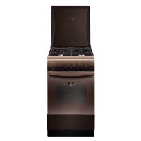 Плита Газовая Gefest CG 50M04 K83 коричневый (металлическая крышка) реш.чугун