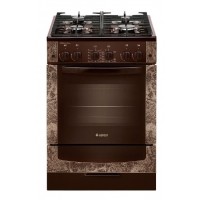 Плита Газовая Gefest ПГ 6500-02 0314 коричневый (без крышки) реш.чугун