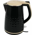 Чайник электрический Centek CT-0025 1.8л. 2000Вт черный/бежевый корпус: металл/пластик (CT-0025 BLACK)