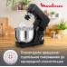 Кухонная машина Moulinex QA151810 планетар.вращ. 800Вт черный/серебристый