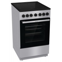 Плита Электрическая Gorenje GEC5B41SG серый стеклокерамика (без крышки)