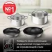 Сковорода Tefal Intuition B8170544 круглая 26см покрытие: Titanium ручка несъемная (без крышки) черный (2100125770)