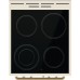 Плита Электрическая Gorenje GECS5B70CLI бежевый стеклокерамика (без крышки)