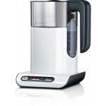 Чайник электрический Bosch TWK8611P 1.5л. 2400Вт белый/серебристый корпус: металл/пластик