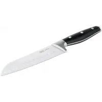Нож Tefal Jamie Oliver K2671844 (2100122780) стальной сантоку лезв.180мм черный