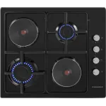 Газовая варочная поверхность Maunfeld EEHE.64.5EB/KG черный