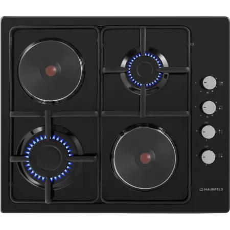 Газовая варочная поверхность Maunfeld EEHE.64.5EB/KG черный