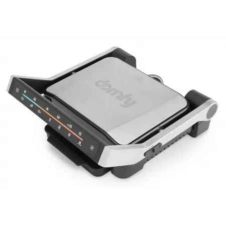 Электрогриль Domfy Metal DSM-EG703 2200Вт серебристый/черный Электрогриль Domfy Metal DSM-EG703 2200Вт серебристый/черный