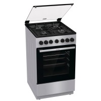 Плита Комбинированная Gorenje GK5B40SH серебристый (стеклянная крышка) реш.сталь