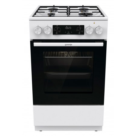 Плита Комбинированная Gorenje GK5C60WJ белый (без крышки) реш.сталь