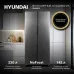Холодильник Hyundai CS4083FIX 2-хкамерн. нержавеющая сталь инвертер