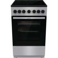 Плита Электрическая Gorenje GEC5B20SG серебристый стеклокерамика (без крышки)