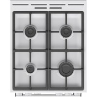 Плита Газовая Gorenje GG5A11WF белый (без крышки) реш.чугун