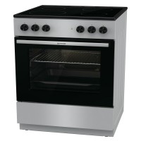Плита Электрическая Gorenje GEC6A11SG серый стеклокерамика (без крышки)