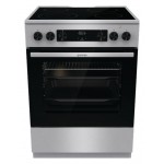 Плита Электрическая Gorenje GECS6C70XC нержавеющая сталь стеклокерамика (без крышки)