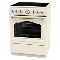 Плита Электрическая Gorenje GECS6B70CLI бежевый стеклокерамика (без крышки)