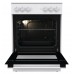 Плита Электрическая Gorenje GEC6A11WG белый стеклокерамика (без крышки)