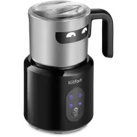 Капучинатор Kitfort КТ-793 стационар. 700мл черный/серебристый