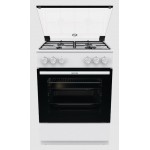 Плита Газовая Gorenje GG6A10WJ белый (стеклянная крышка) реш.сталь