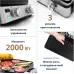 Электрогриль Delonghi CGH920 2000Вт серебристый