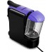 Кофемашина Kitfort КТ-7105-1 1450Вт черный/фиолетовый