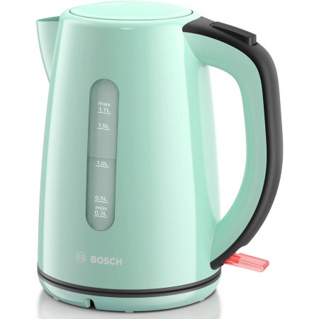 Чайник электрический Bosch TWK75 1.7л. 2200Вт бирюзовый корпус: пластик (TWK7502)