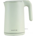 Чайник электрический Galaxy Line GL 0327 1.5л. 1800Вт мятный корпус: металл/пластик (ГЛ0327ЛМ)