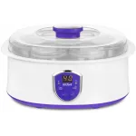 Йогуртница Kitfort КТ-2088-1 20Вт 7б. 180мл упр.:электрон. белый/фиолетовый Йогуртница Kitfort КТ-2088-1 20Вт 7б. 180мл упр.:электрон. белый/фиолетовый