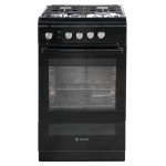 Плита Газовая De Luxe 506040.24г ЧР-001 черный (без крышки) реш.чугун