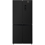 Холодильник Weissgauff WCD 450 BG NoFrost Inverter 2-хкамерн. черный инвертер