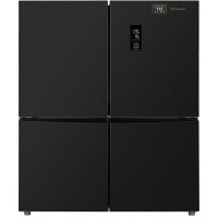 Холодильник Weissgauff WCD 450 XB NoFrost Inverter 2-хкамерн. черный инвертер