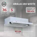 Вытяжка встраиваемая MBS Aralia 160 white белый управление: кнопочное (1 мотор)