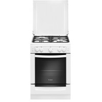 Плита Газовая Gefest ПГ 6100-02 0309 белый (металлическая крышка) реш.чугун