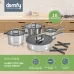 Набор посуды Domfy Home Grigio 10 предметов (DKM-CW206)