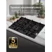 Газовая варочная поверхность Zigmund & Shtain Style MN 195.61 B стекло черное