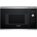 Микроволновая печь Bosch BFL523MS0 20л. 800Вт нержавеющая сталь/черный (встраиваемая)