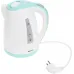 Чайник электрический Blackton Bt KT1702P 1.7л. 2200Вт белый/зеленый корпус: пластик (86185602)