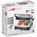 Электрогриль Clatronic KG 3571 2000Вт серебристый/черный