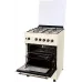 Плита Газовая Nordfrost GG6061Y бежевый (металлическая крышка) реш.сталь