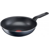 Сковорода ВОК (WOK) Tefal Force 4218628 круглая 28см покрытие: антипригарное ручка несъемная (без крышки) черный (9100048319)