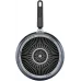 Сковорода блинная Tefal Force 4218522 круглая 22см покрытие: антипригарное ручка несъемная (без крышки) черный (9100048318)