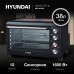 Мини-печь Hyundai MIO-HY086 38л. 1600Вт черный