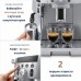 Кофемашина Delonghi Magnifica Smart ECAM250.31.SB 1450Вт серебристый