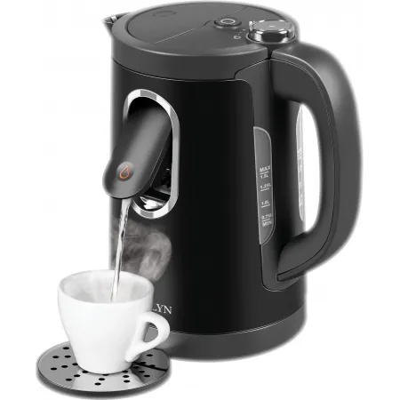 Чайник электрический Garlyn K-200 Max 1.5л. 2400Вт черный корпус: пластик