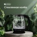 Чайник электрический Red Solution RK-G210S 1.7л. 2200Вт черный/прозрачный корпус: стекло/пластик