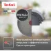 Сковорода Tefal Natural Cook 04234924 круглая 24см ручка несъемная (с крышкой) серый (9100052848)